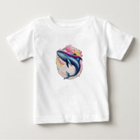 A whale swimming through space