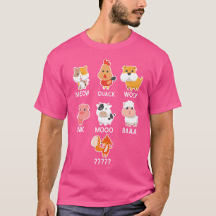 A What Does The Fox Say Animals T-Shirt