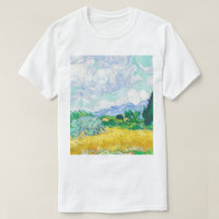 A Wheatfield with Cypresses - Vincent Van Gogh