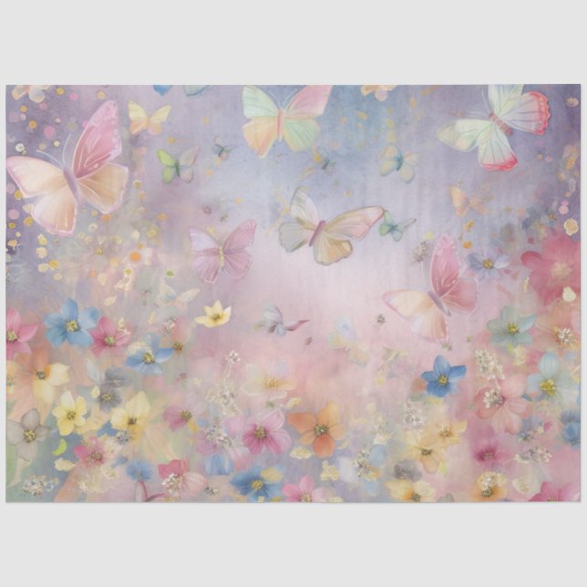 A Whimsical Butterfly Series Design 9 Tissue Paper (Front)
