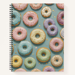 A Whimsical Pastel Donut Dream Notebook