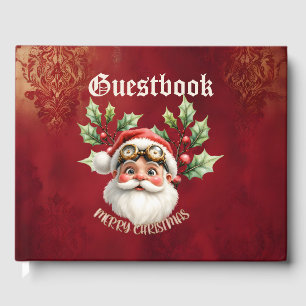 A whimsical steampunk Santa Claus  Guest Book