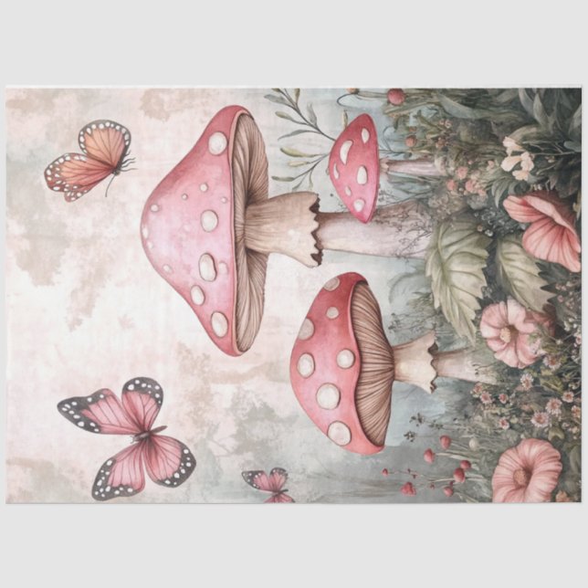 A Whimsy Coquette Fairy Series Design #2 Tissue Paper (Front)