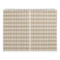 a white and gold geometric pattern
