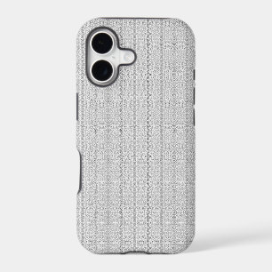 a white and grey wallpaper with a pattern on it