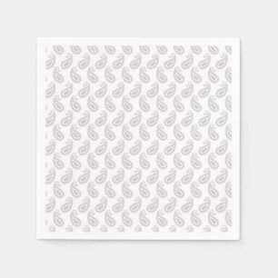 a white background with a pattern in the middle napkin