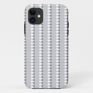  a white background with a pattern of circles Case-Mate iPhone case