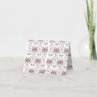 a white background with a red pattern on it