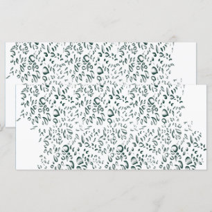 a white background with lots of drops of water menu