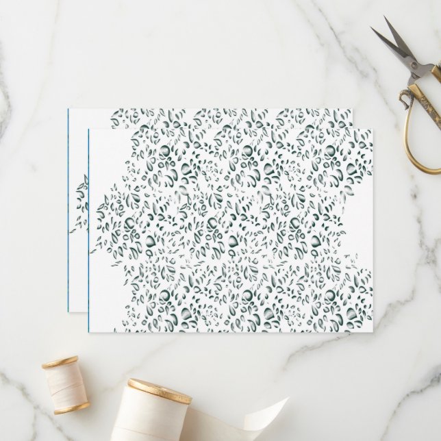 a white background with lots of drops of water programme (Front/Back In Situ)