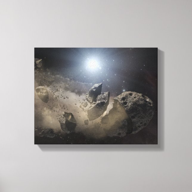 A white dwarf star canvas print (Front)