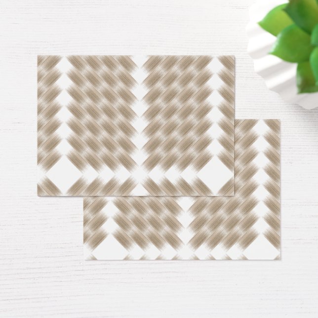 A white, equilateral triangle centred on a plain  (Desk)