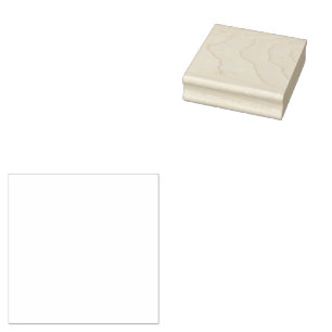 A white, equilateral triangle centred on a plain  rubber stamp