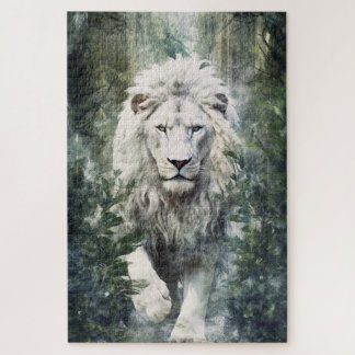 A white lion puzzle