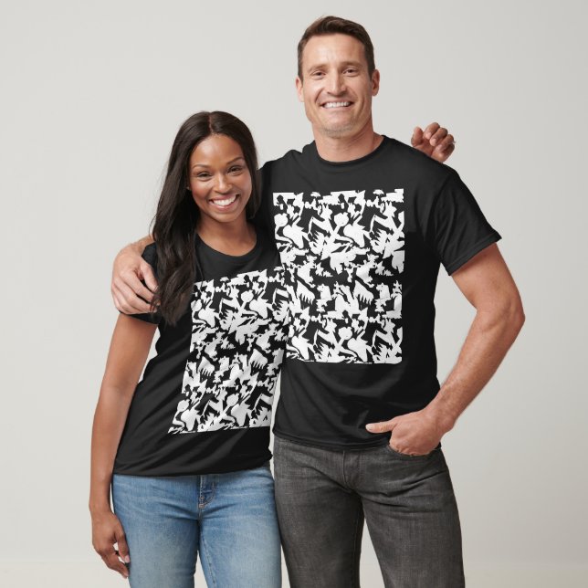 A white sleeve with a subtle texture, likely part  T-Shirt (Unisex)