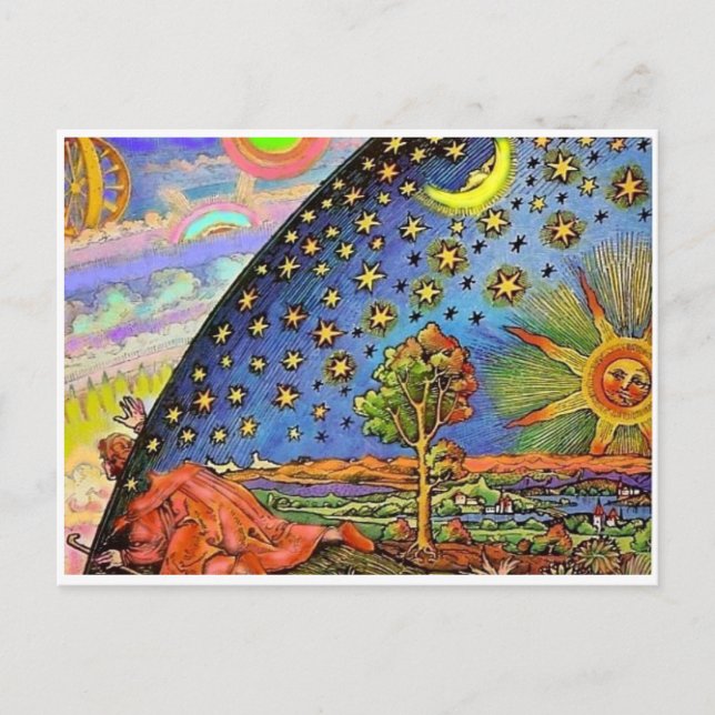 A whole new world out there postcard (Front)