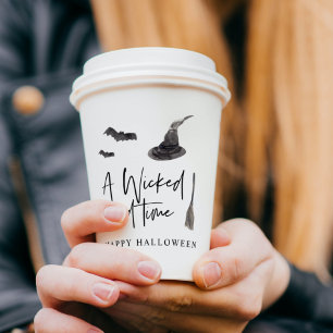 A Wicked Good Time Happy Halloween Paper Cups