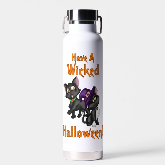 A Wicked Halloween Water Bottle (Front)