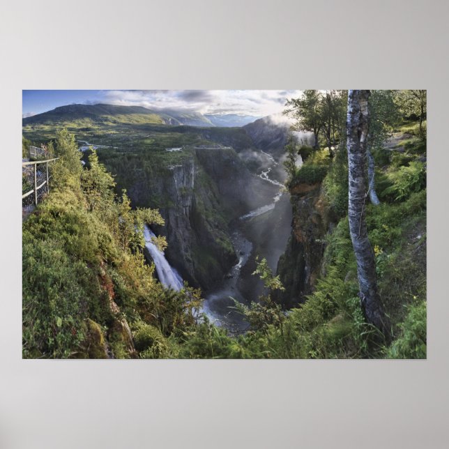 A wide evening view - Hordaland, Norway Poster (Front)