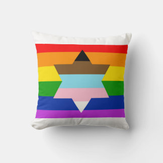 A Wider Bridge Flag Throw Pillow