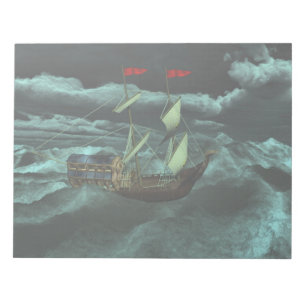 A Wild and Stormy Sea Notepad