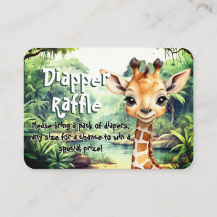A Wild One Baby Shower  Enclosure Card