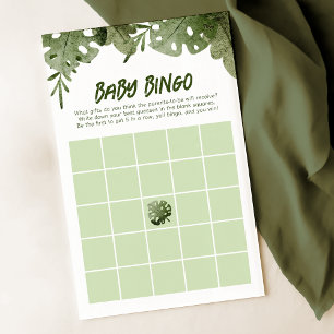 A Wild One Is On The Way Safari Baby Bingo Game