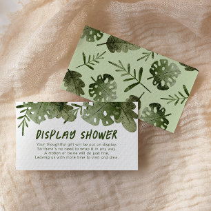 A Wild One Is On The Way Safari Display Shower Enclosure Card