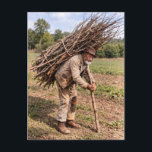 A Wiltshire Thatcher 1892 Postcard<br><div class="desc">This is a digitally enhanced print derived from an antique black and white photograph titled "A Wiltshire Thatcher". It was discovered in a Victorian photograph album titled: “Reminiscences of a visit to Shaftesbury. Whitsuntide 1892. A present to Auntie from Ernest.” It was taken by Ernest Howard Farmer. A similar image...</div>