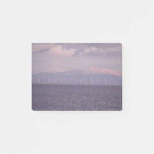 A Wind Farm On The Irish Sea near Liverpool, Post-it Notes
