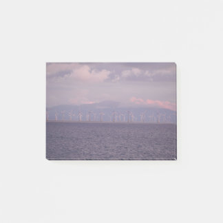 A Wind Farm On The Irish Sea near Liverpool, Post-it Notes