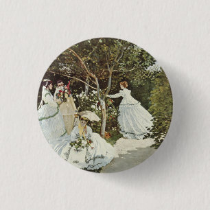 A Windmill at Zaandam Claude Monet 3 Cm Round Badge
