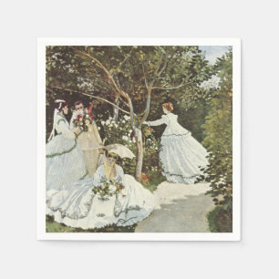 A Windmill at Zaandam Claude Monet Napkin