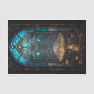 A window into the mushroom world tissue paper