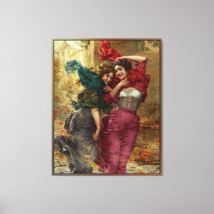 A Windy Day by  Gaetano Bellei Canvas Print