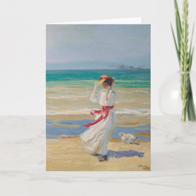 A Windy Day | Sir John Lavery Card (Front)