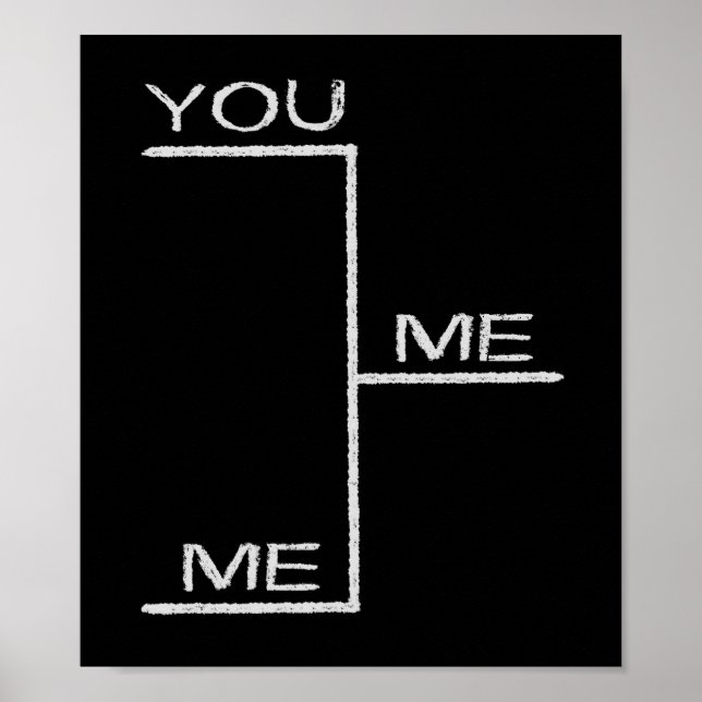 A Winner Is Me Fantasy Sports Bracket Poster (Front)