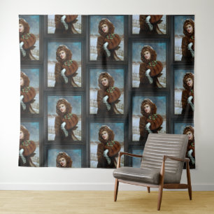 A Winter Beauty by Francois Martin-Kavel Tapestry