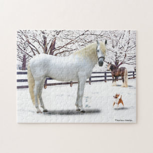 "A Winter Day" Jigsaw Puzzle