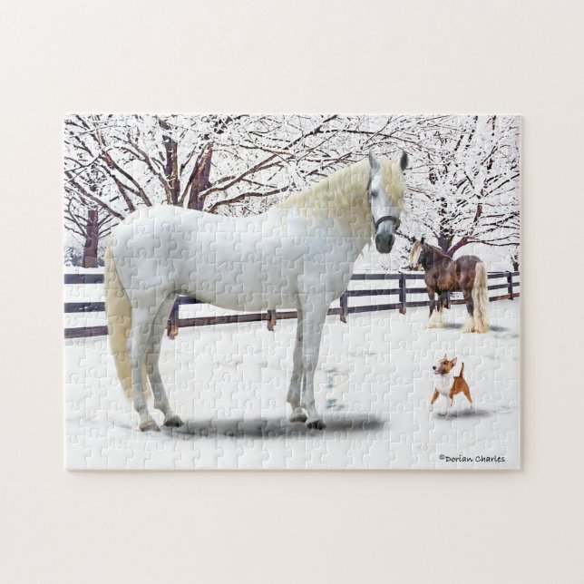 "A Winter Day" Jigsaw Puzzle (Horizontal)