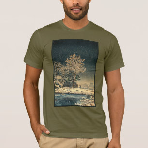 A Winter Day on Sumida River in Japan T-Shirt
