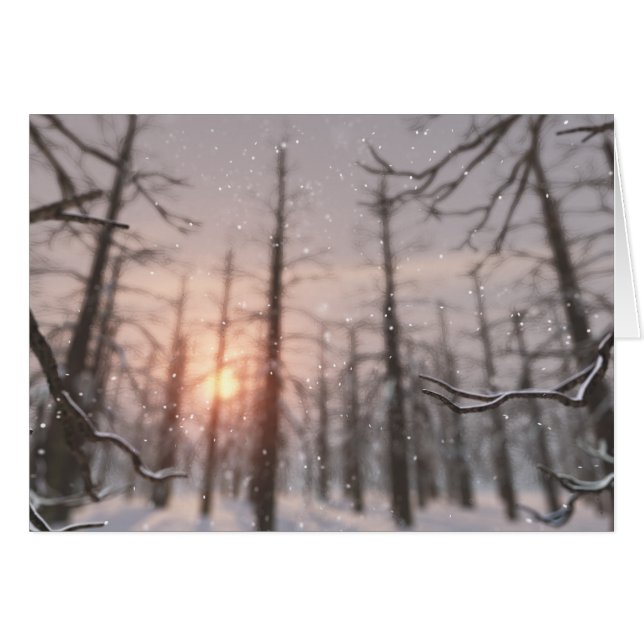 A Winter Night's Dream Card (Front Horizontal)