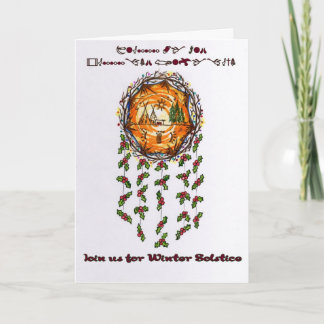 A  Winter Solstice Mandella Invitation