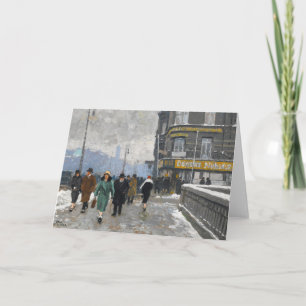 A Winter Street Paul Fischer Card