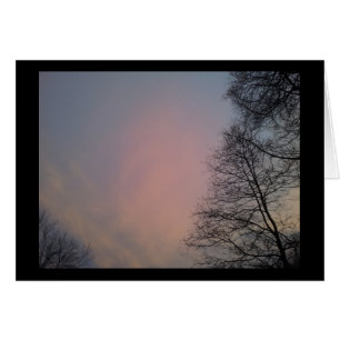 A winter sunset