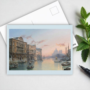 A Winter View Of The Grand Canal, Venice,  Postcard