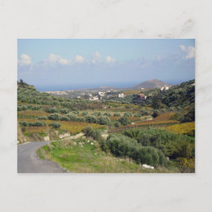 A Winter Walk on Crete Postcard
