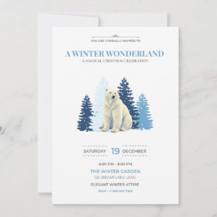 A Winter Wonderland Christmas Invitation