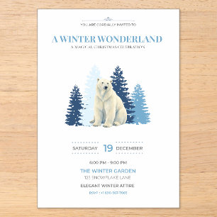 A Winter Wonderland Christmas Invitation