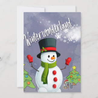 A winter wonderland Invitation
